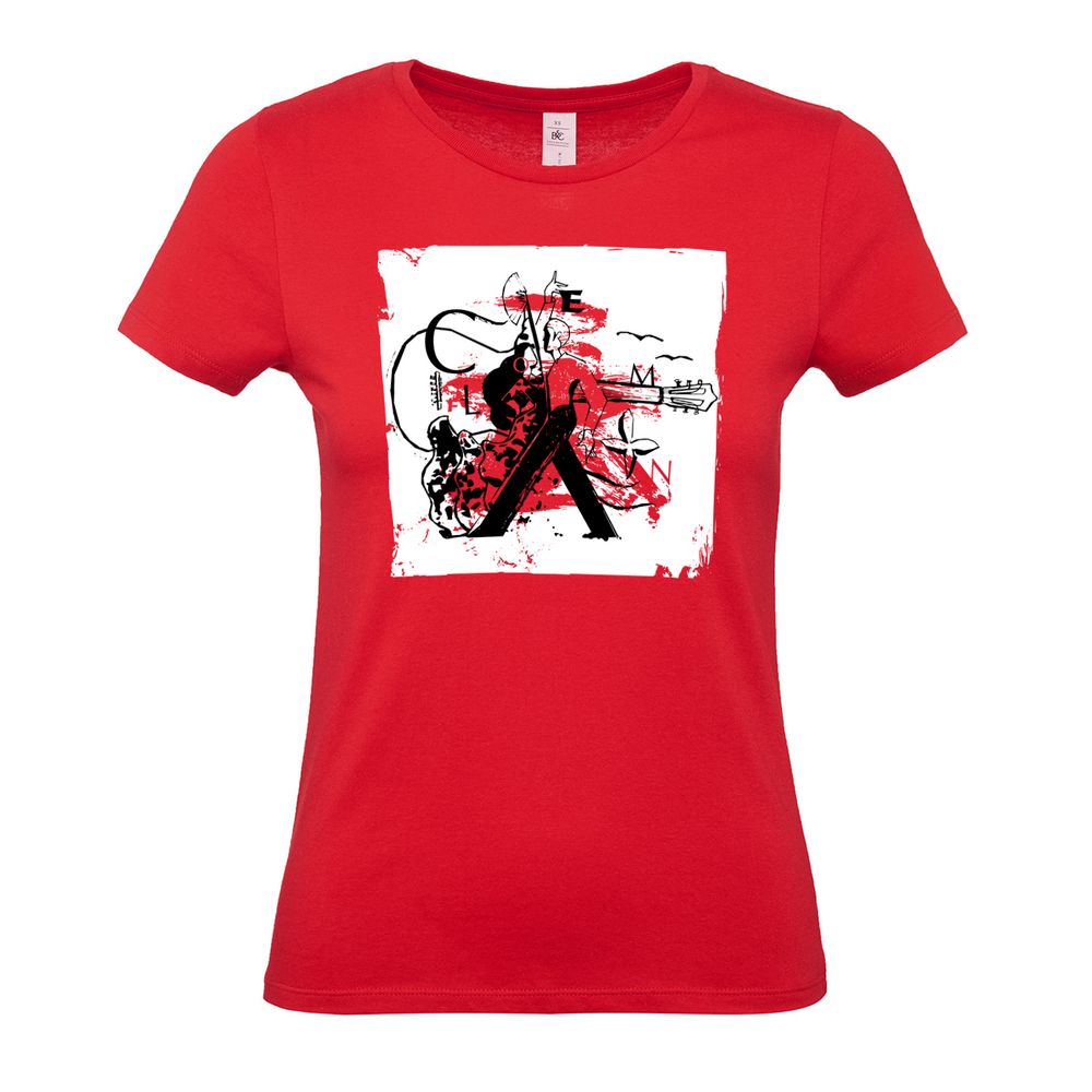 Футболка женская Carmen and Carwoman с логотипом CoolColor | Print Logo