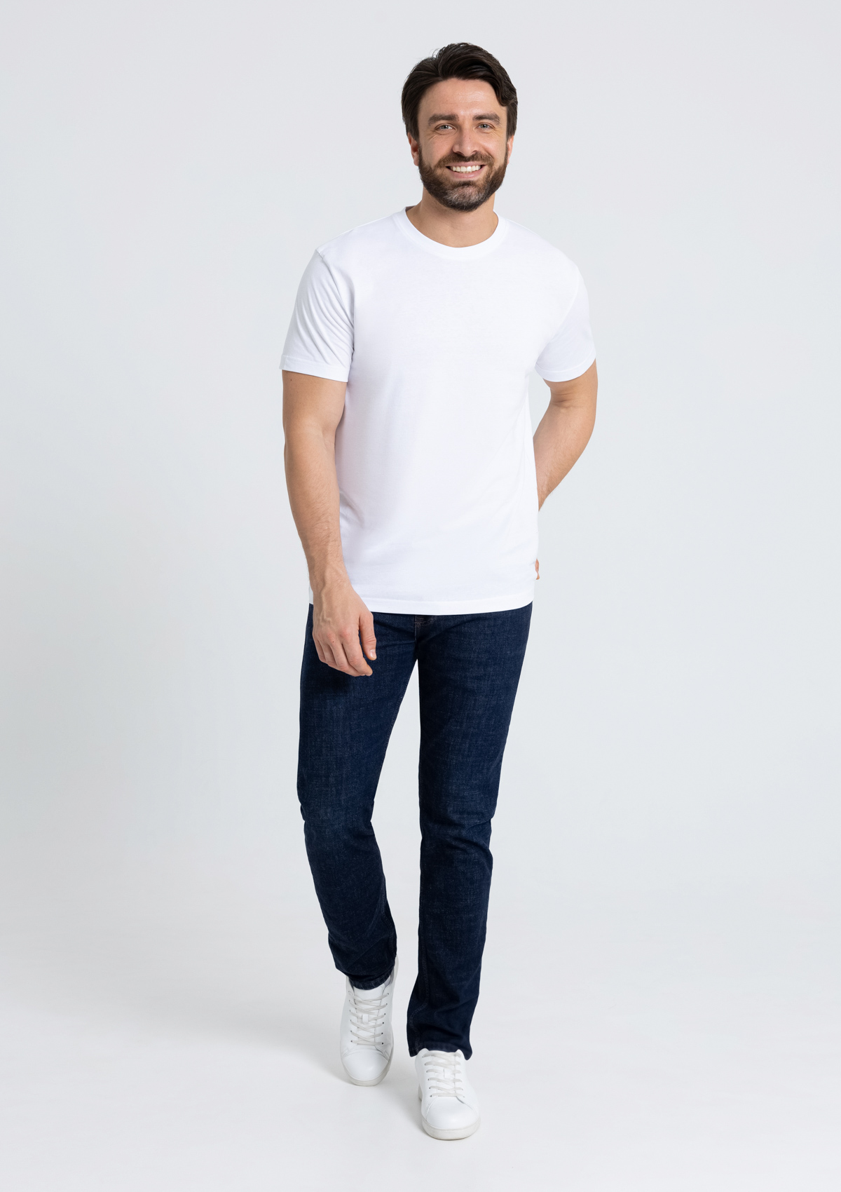 Футболка мужская STAN хлопок 180, 08U, Белый,  (10/1)  (54/XXL)