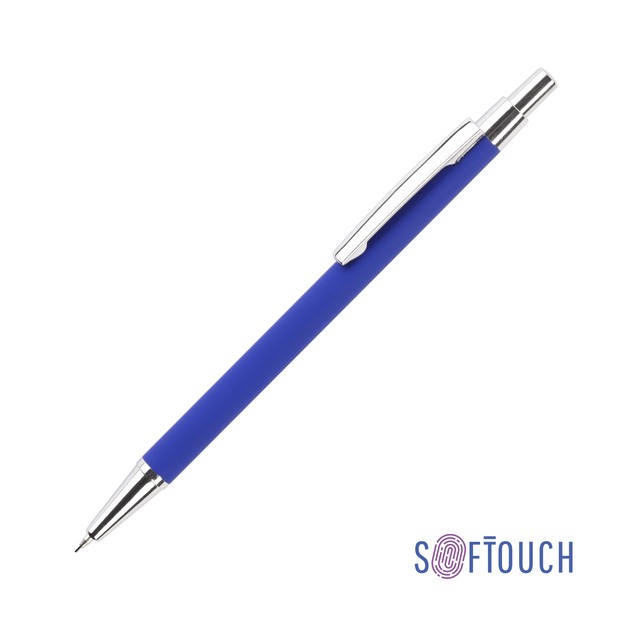 Карандаш механический "Ray", покрытие soft touch, оранжевый