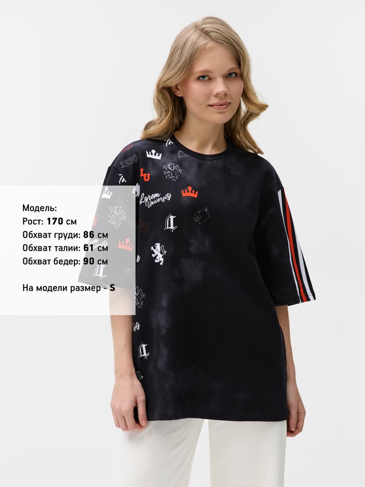 Футболка оверсайз Originelli Terry с полной запечаткой на заказ фото на сайте Print Logo.