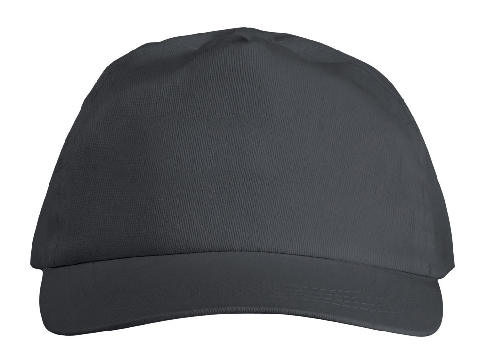 Бейсболка Basic, 5-ти панельная, серый