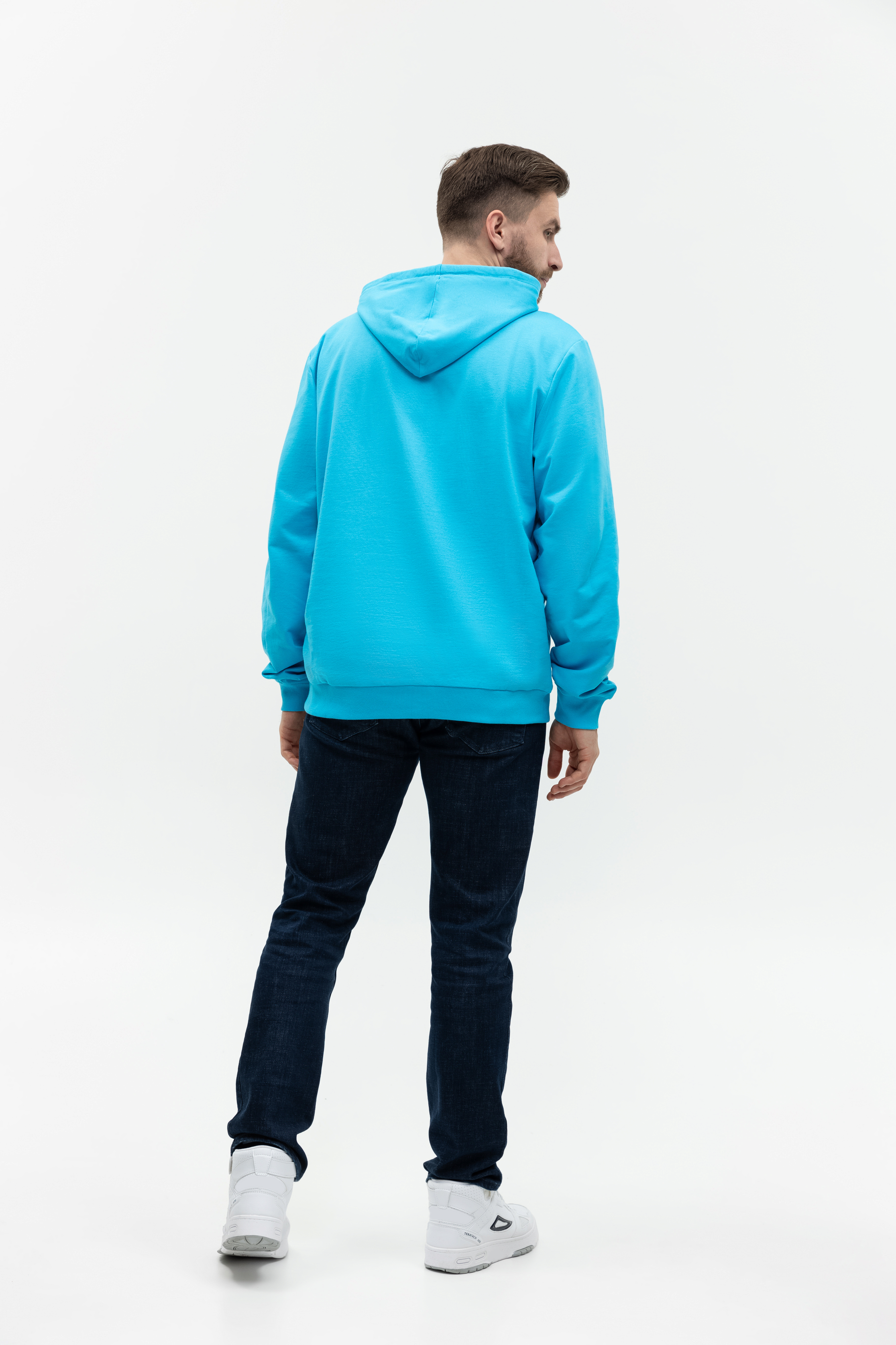 Худи унисекс STAN футер без начёса 260, 23, Бирюзовый,  (32)  (44/XS)