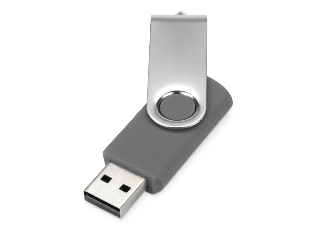 Флеш-карта USB 2.0 16 ГБ Квебек, серый