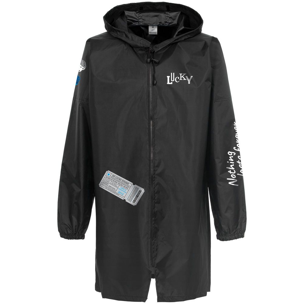 Дождевик Rainman Zip, черный, размер 3XL
