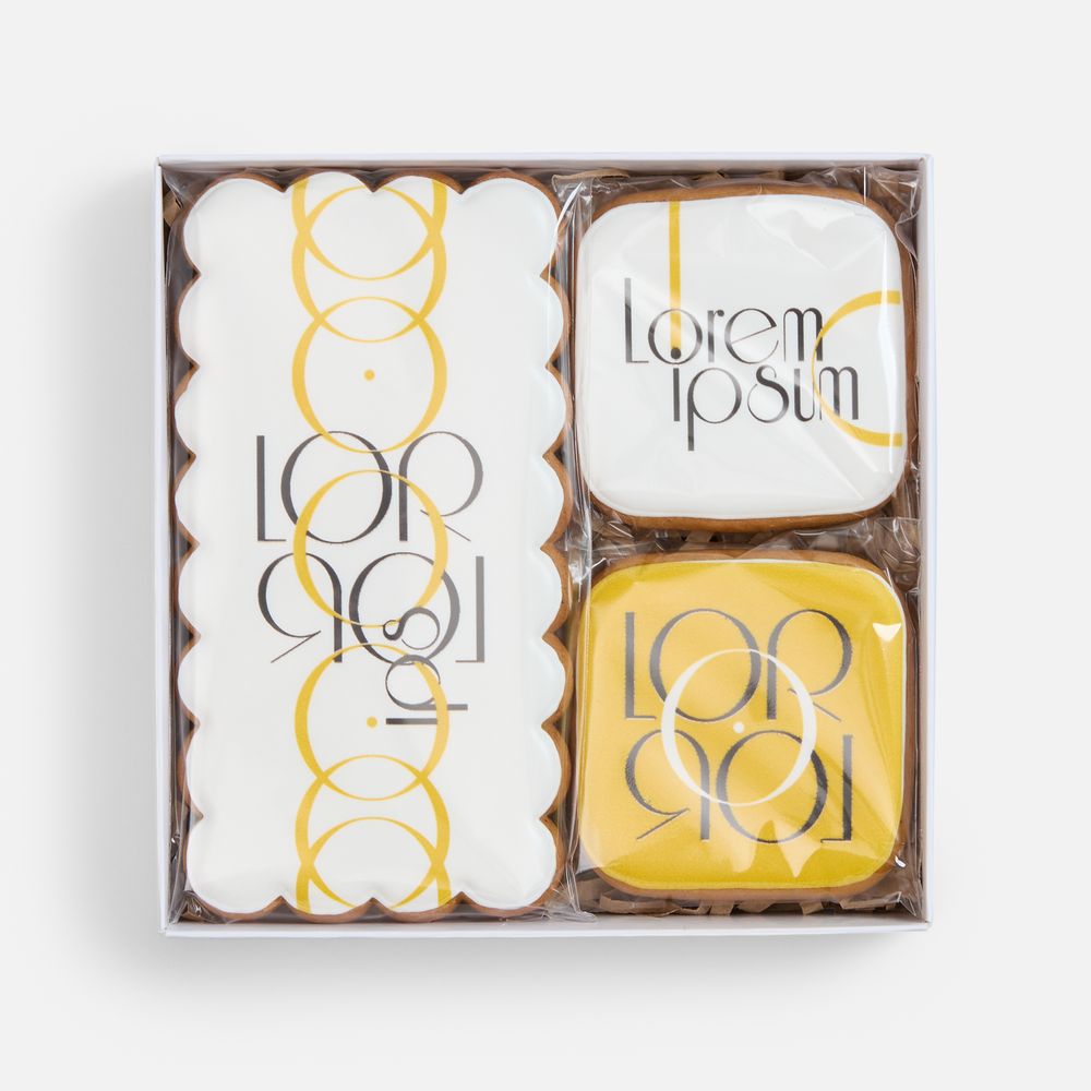 Пряничный подарочный набор Aftertaste с печатью на заказ фото на сайте Print Logo.