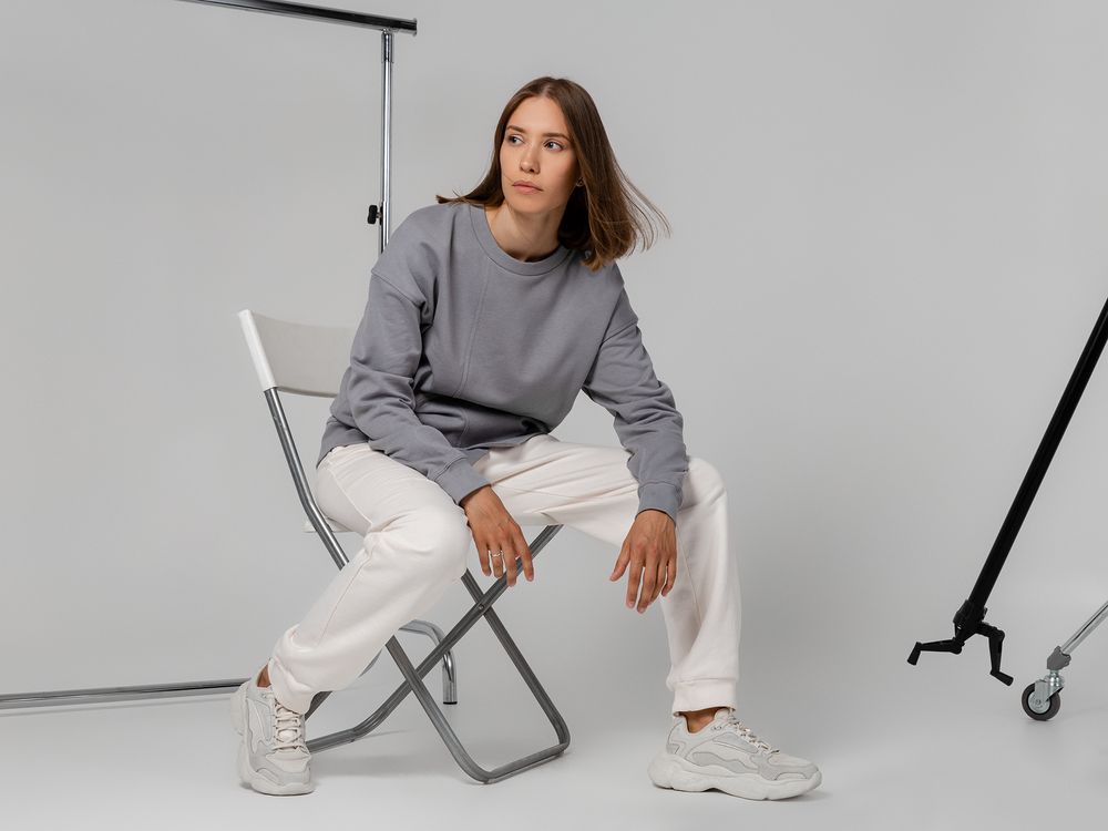 Свитшот Neofit, светло-серый, размер XL/ XXL