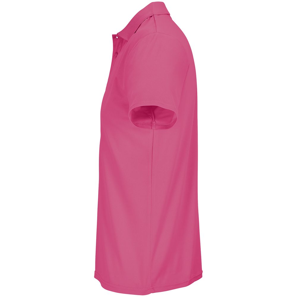 Рубашка поло унисекс Pitcher, розовая (ribbon pink), размер S