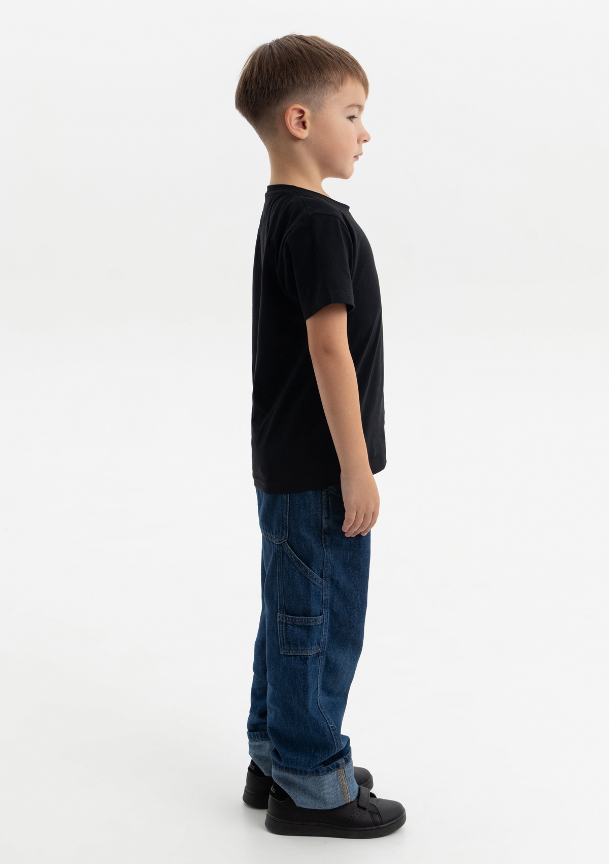 Футболка детская STAN хлопок 140, 06U, Чёрный,  (20)  (12/12 лет)