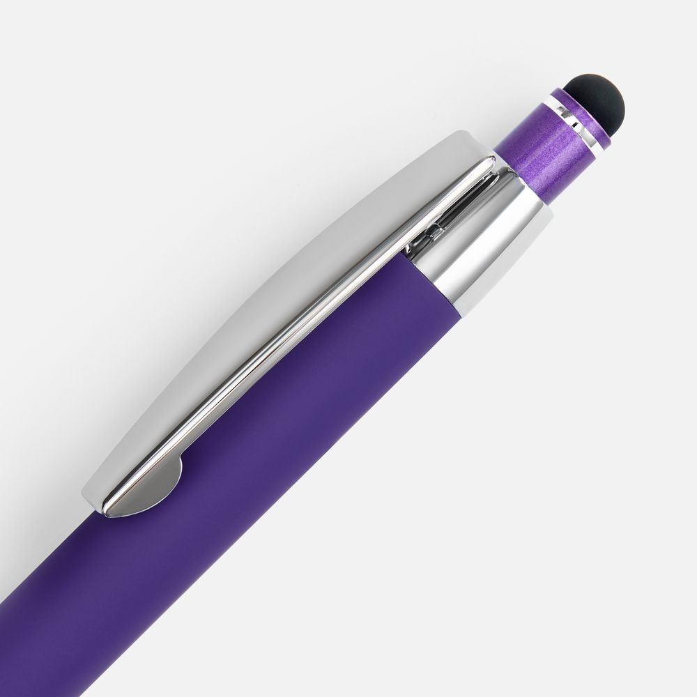 Ручка шариковая Sansen Soft Touch со стилусом