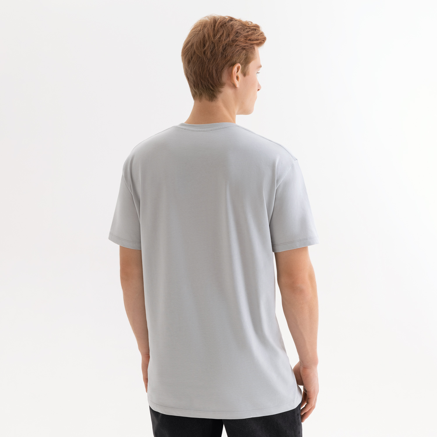 Футболка унисекс Крис (Kris), 150 гр., светло-серая, размер XXXL