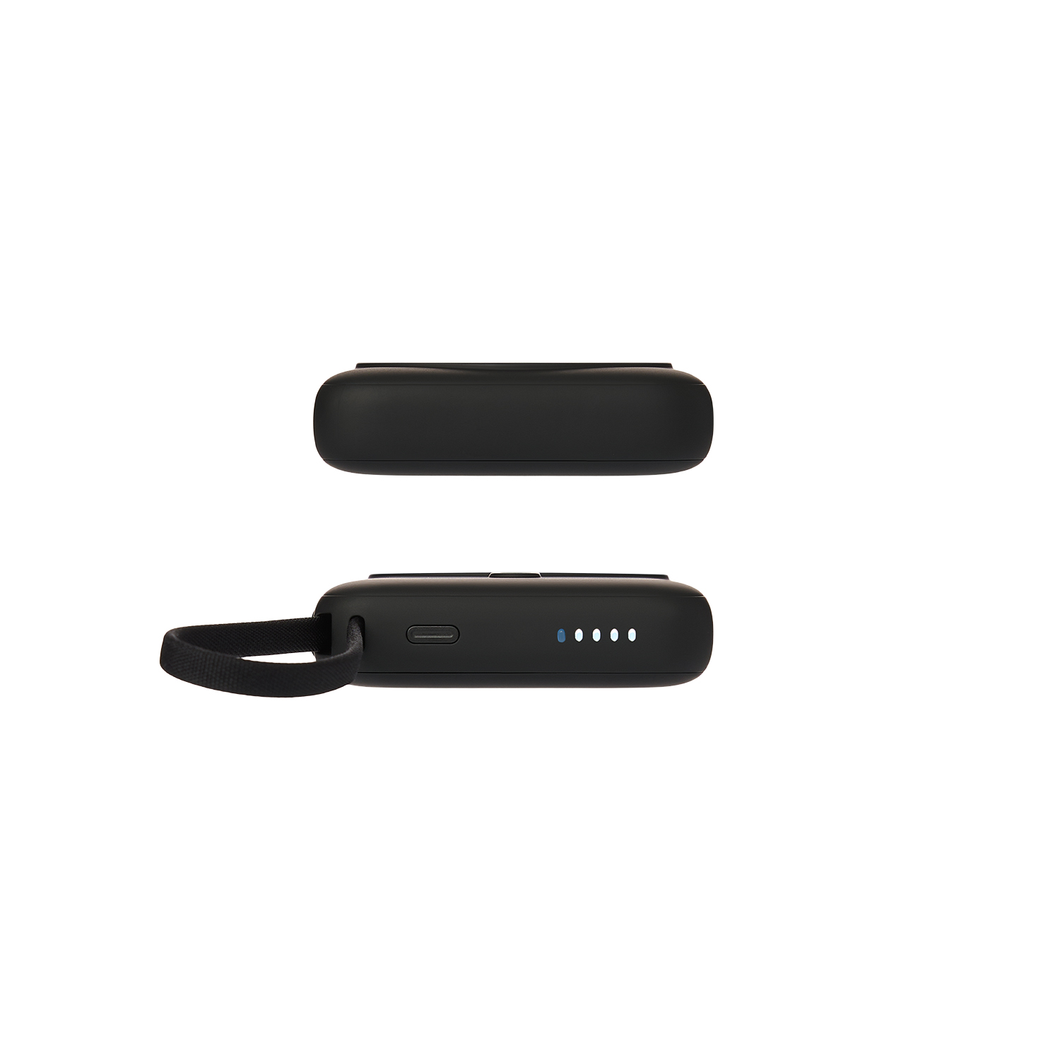 Внешний аккумулятор Комбо (Combo) 4-в-1 10000mAh с функцией беспроводной зарядки 15W, черный фото на сайте Print Logo.