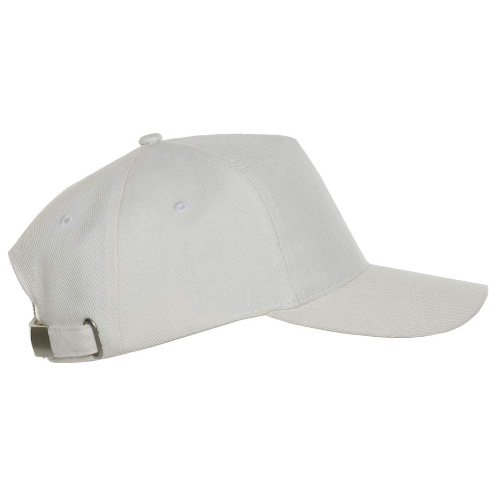 Бейсболка STAN 5 клиньев хлопок 330, 01, Молочный,  (11)  (56-58)