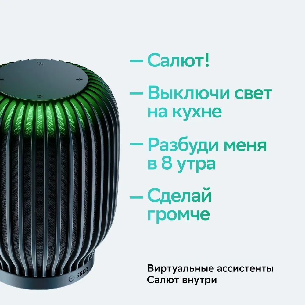Умная колонка SberBoom фото на сайте Print Logo.