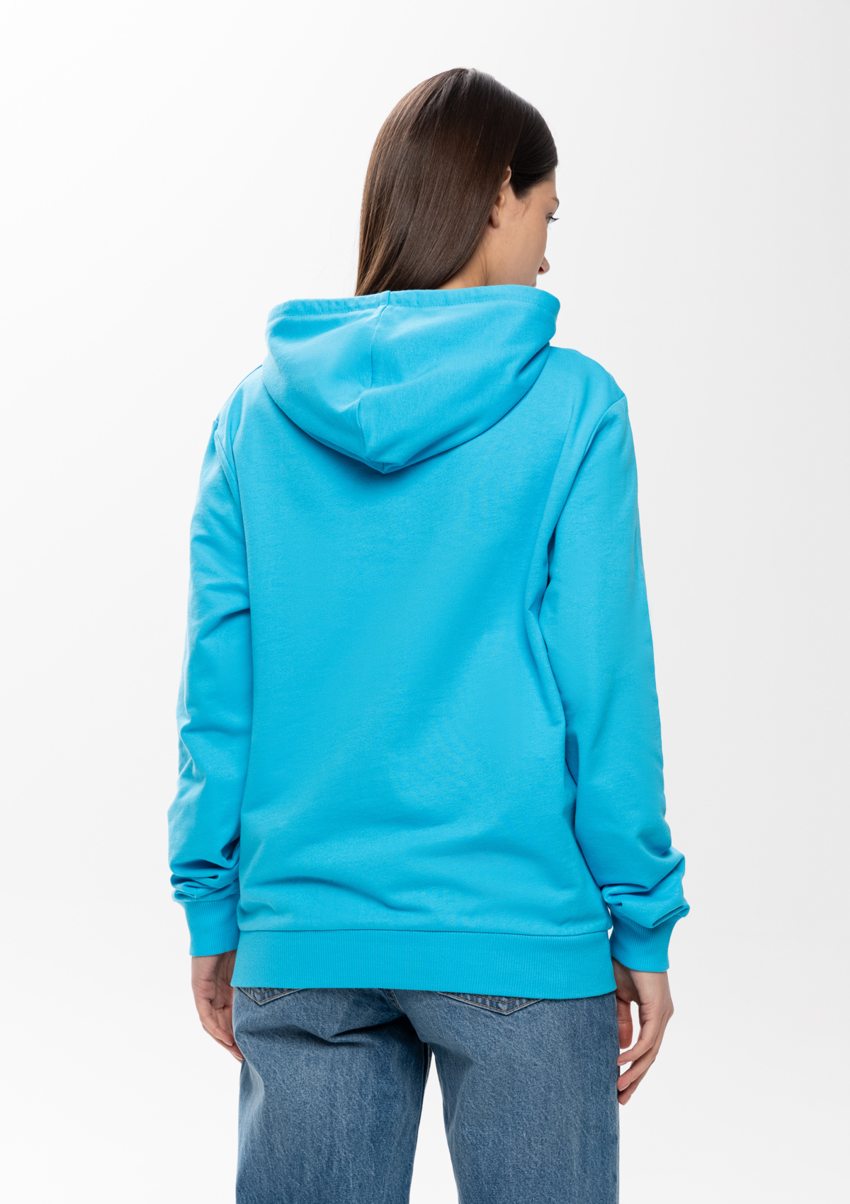 Худи унисекс STAN футер без начёса 260, 23, Бирюзовый,  (32)  (44/XS)