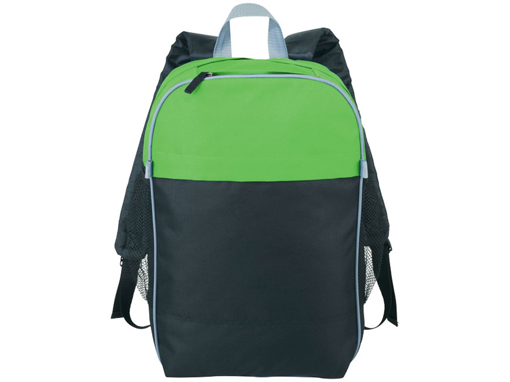 Рюкзак Popin Top Color для ноутбука 15,6, черный/зеленый