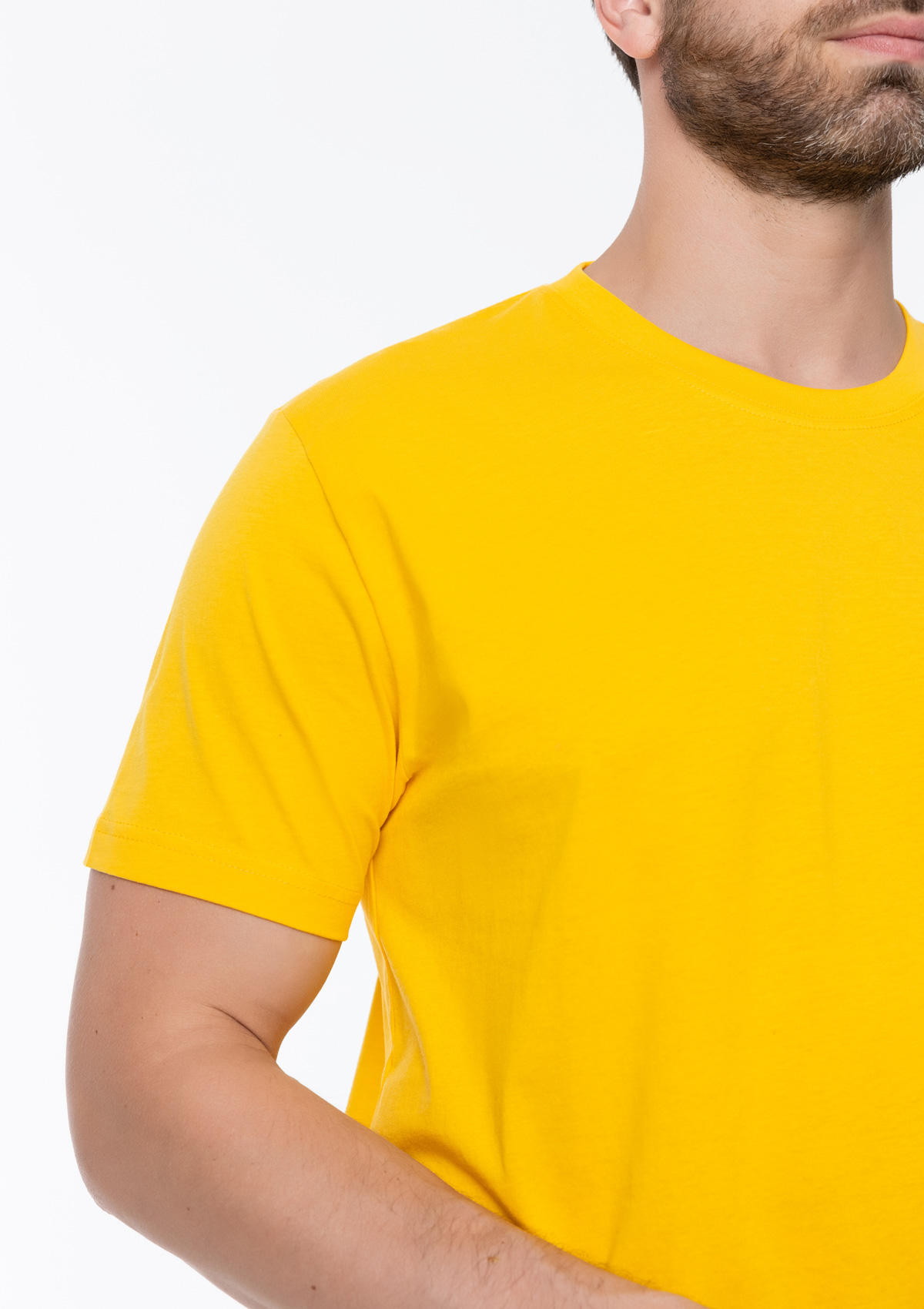Футболка унисекс STAN, хлопок 150, 51, Жёлтый,  (12/1)  (56/XXXL)