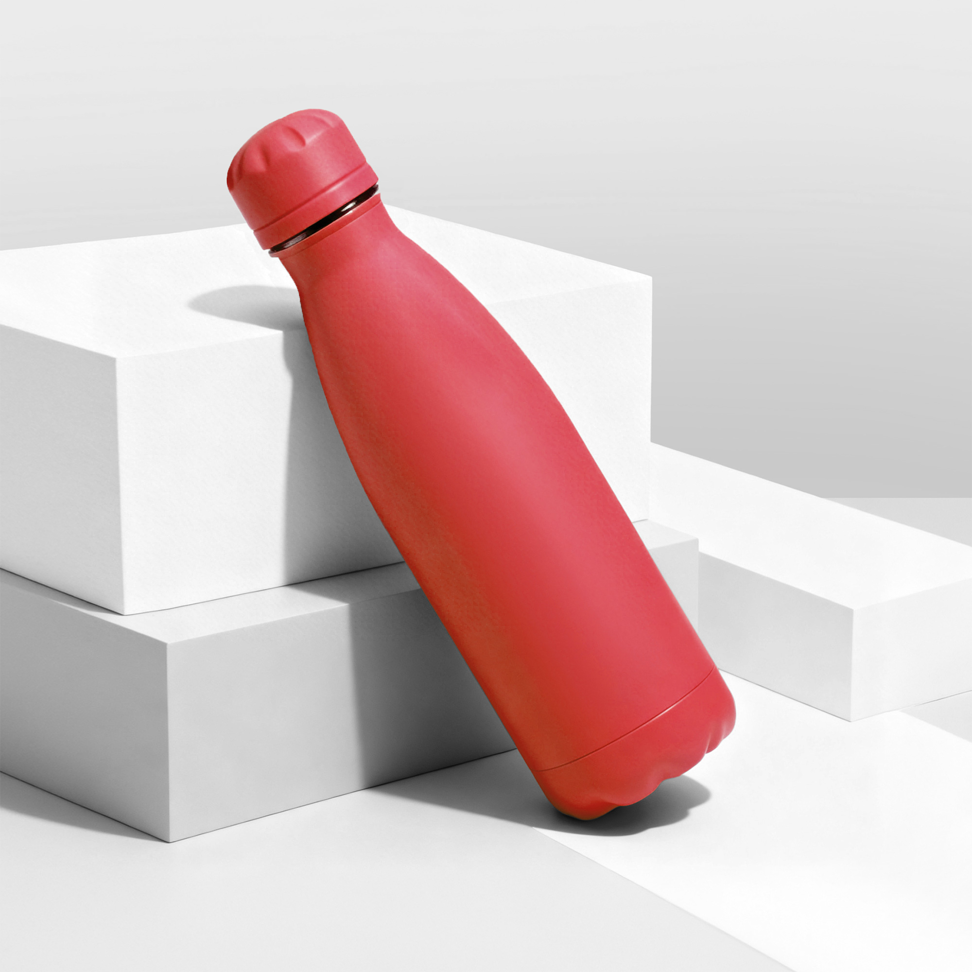 Вакуумная термобутылка Vacuum bottle C1, soft touch, 500 мл с логотипом  | Print Logo