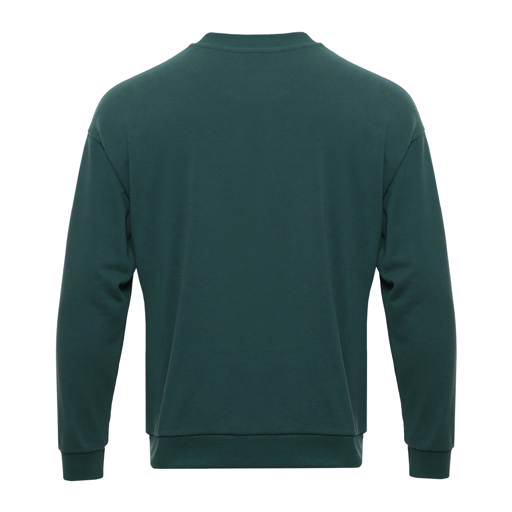 Свитшот унисекс STAN футер без начёса, 350, 96, Тёмно-зелёный,  (130)  (54/XXL)