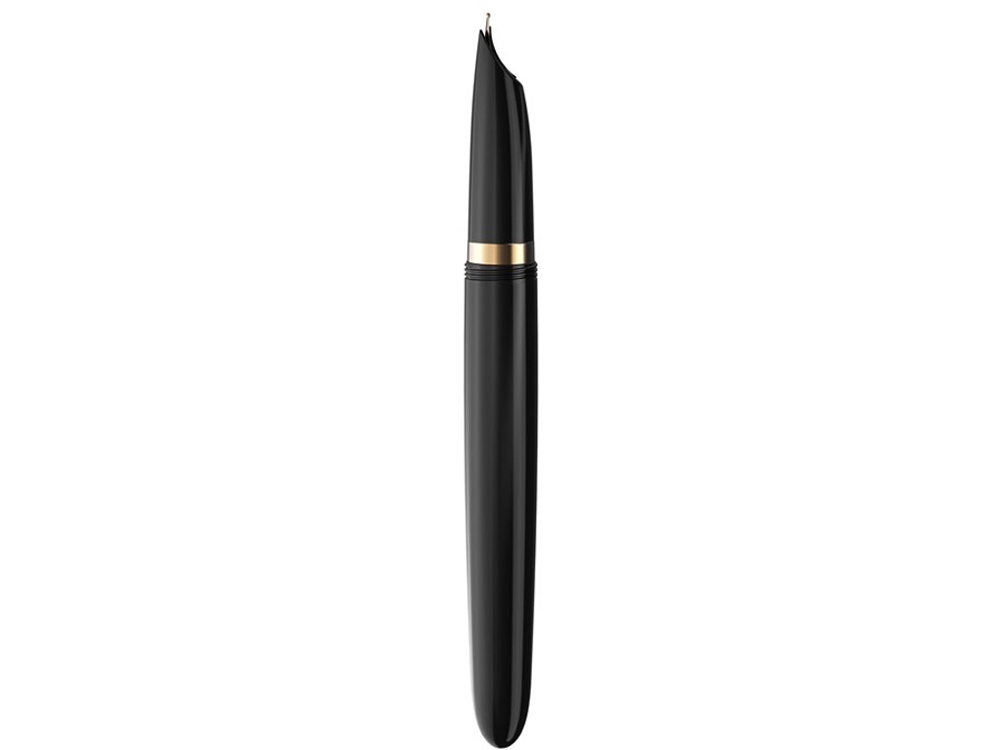 Перьевая ручка Parker 51 DELUXE BLACK GT, перо: F, цвет чернил: black, в подарочной упаковке.