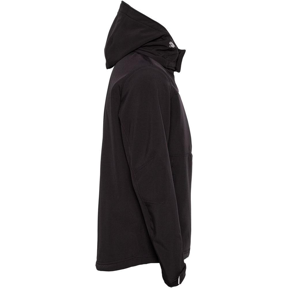 Куртка мужская Hooded Softshell темно-синяя фото на сайте Print Logo.