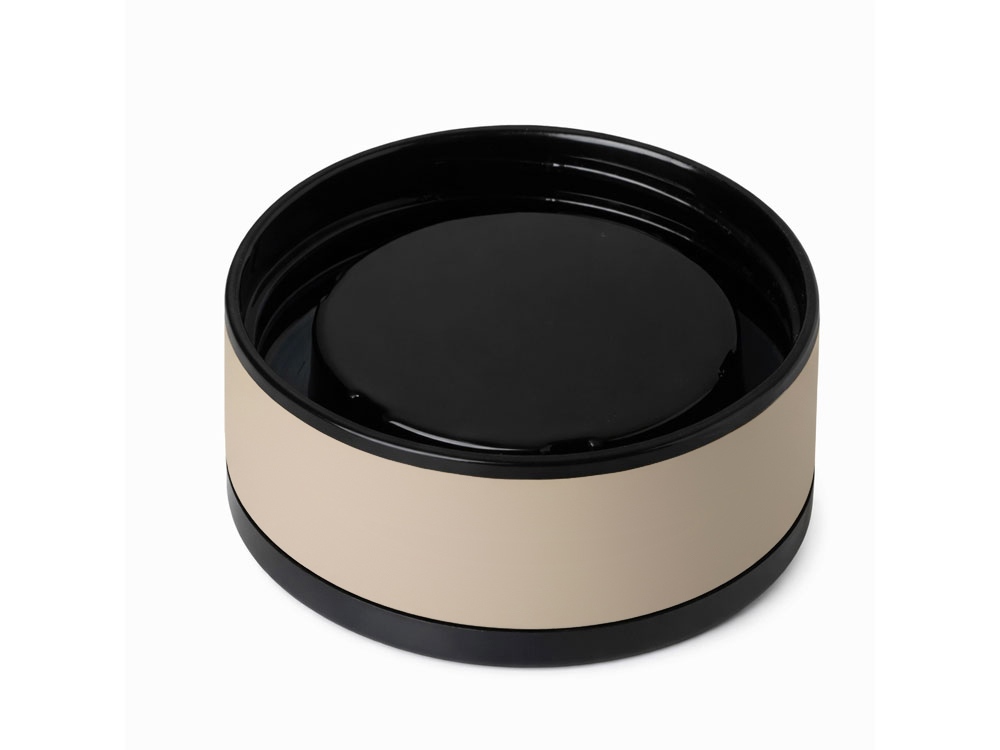 Термос Confident с покрытием soft-touch 420мл, бежевый