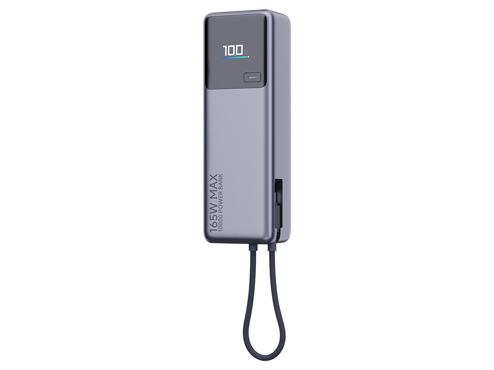 Внешний аккумулятор со встроенным кабелем Xiaomi 165W Power Bank 10000mAh (Integrated Cable) GL