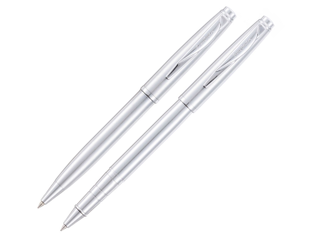 Набор ПАРА (PEN&amp;PEN): ручка шариковая, ручка-роллер с логотипом Pierre Cardin | Print Logo