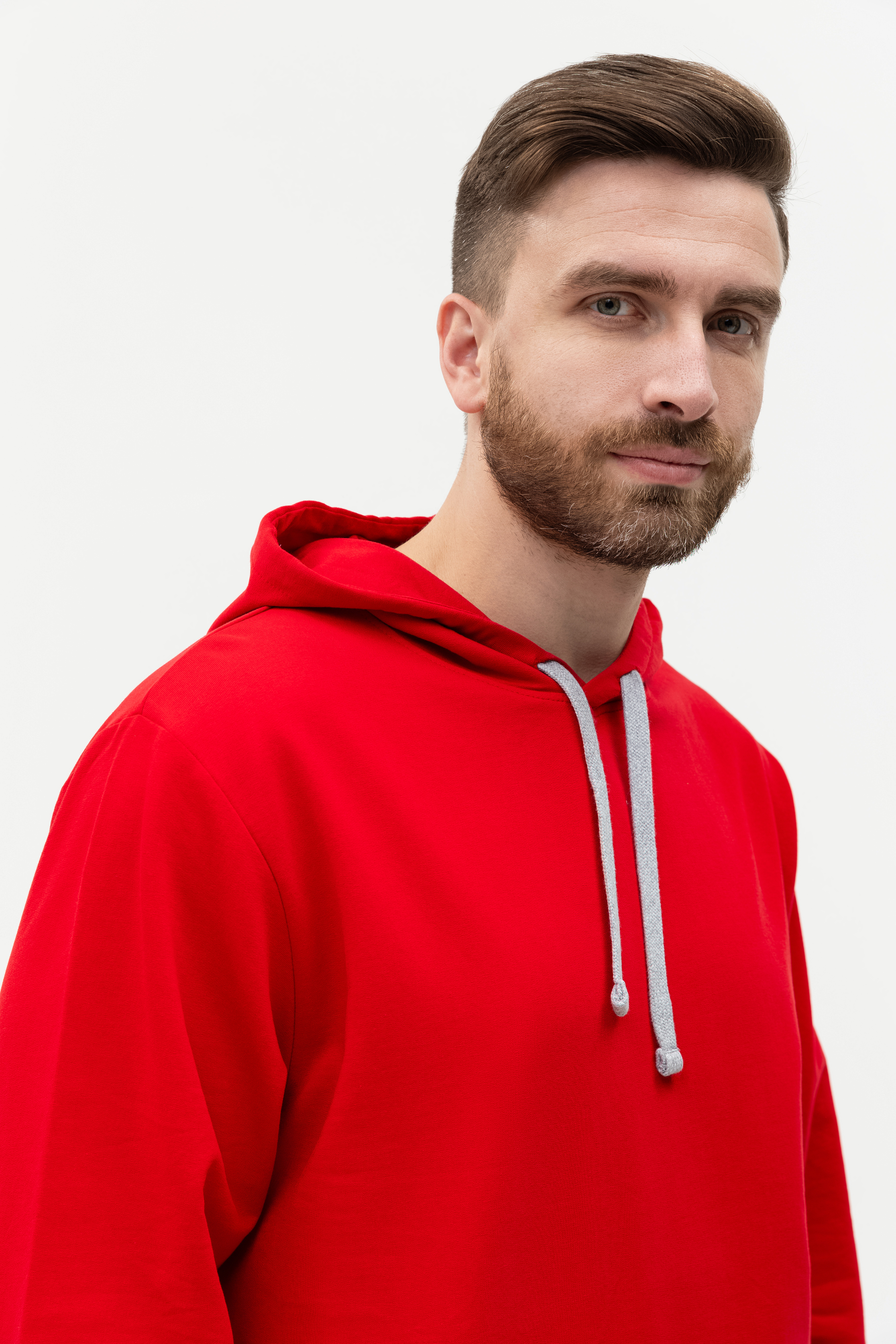 Худи унисекс STAN футер без начёса 260, 23, Красный,  (14)  (50/L)