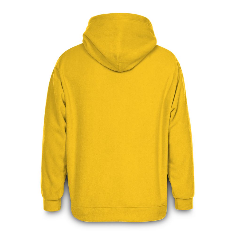 Худи флисовое унисекс Manakin, желтое, размер XL/XXL
