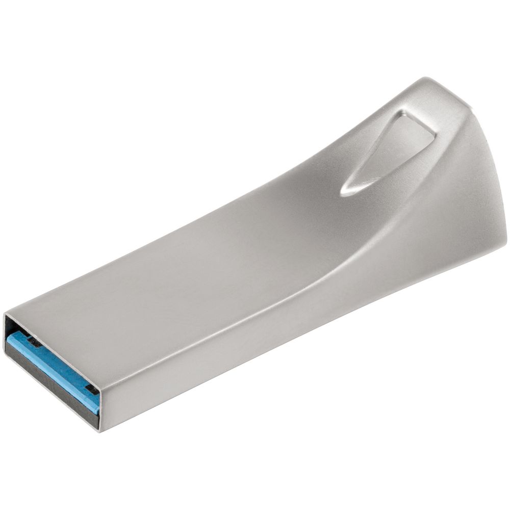 Флешка Ergo Style, USB 3.0, серебристая с логотипом  | Print Logo