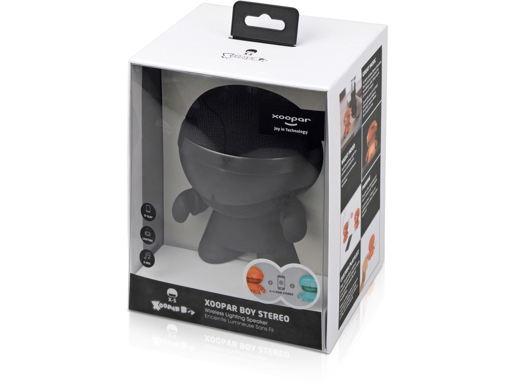 Портативная колонка X5 XOOPAR BOY STEREO, черный