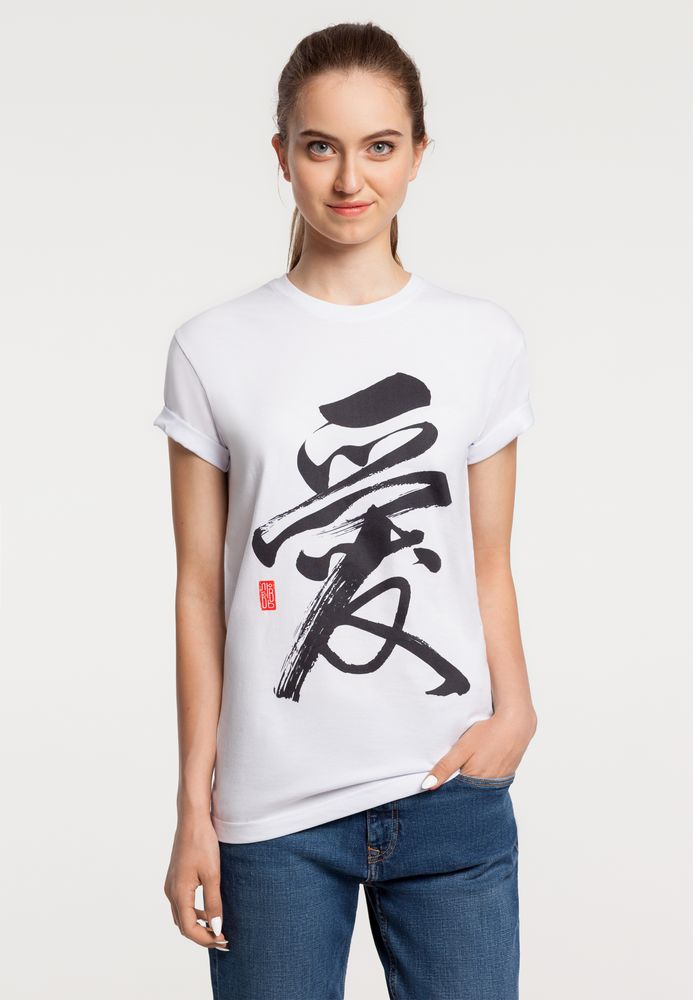 Футболка женская «Вечные ценности. Счастье» с логотипом CoolColor | Print Logo