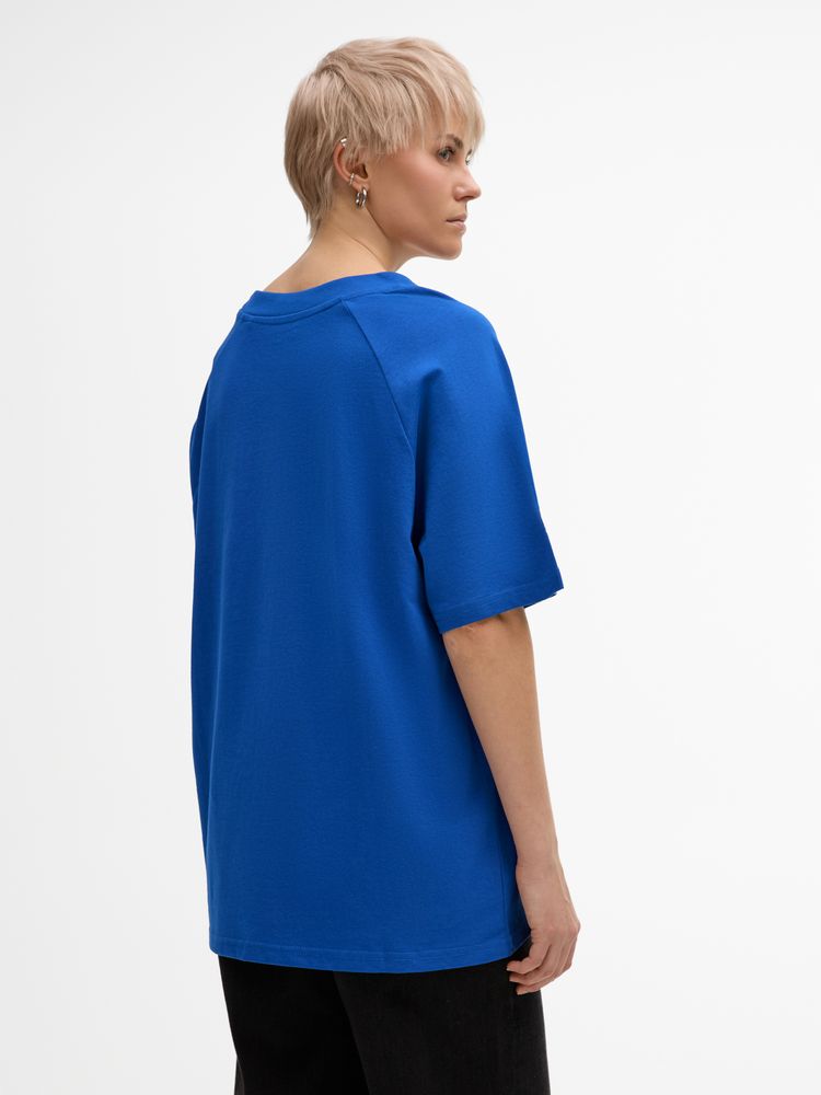 Футболка унисекс T2, синяя, размер XL/XXL