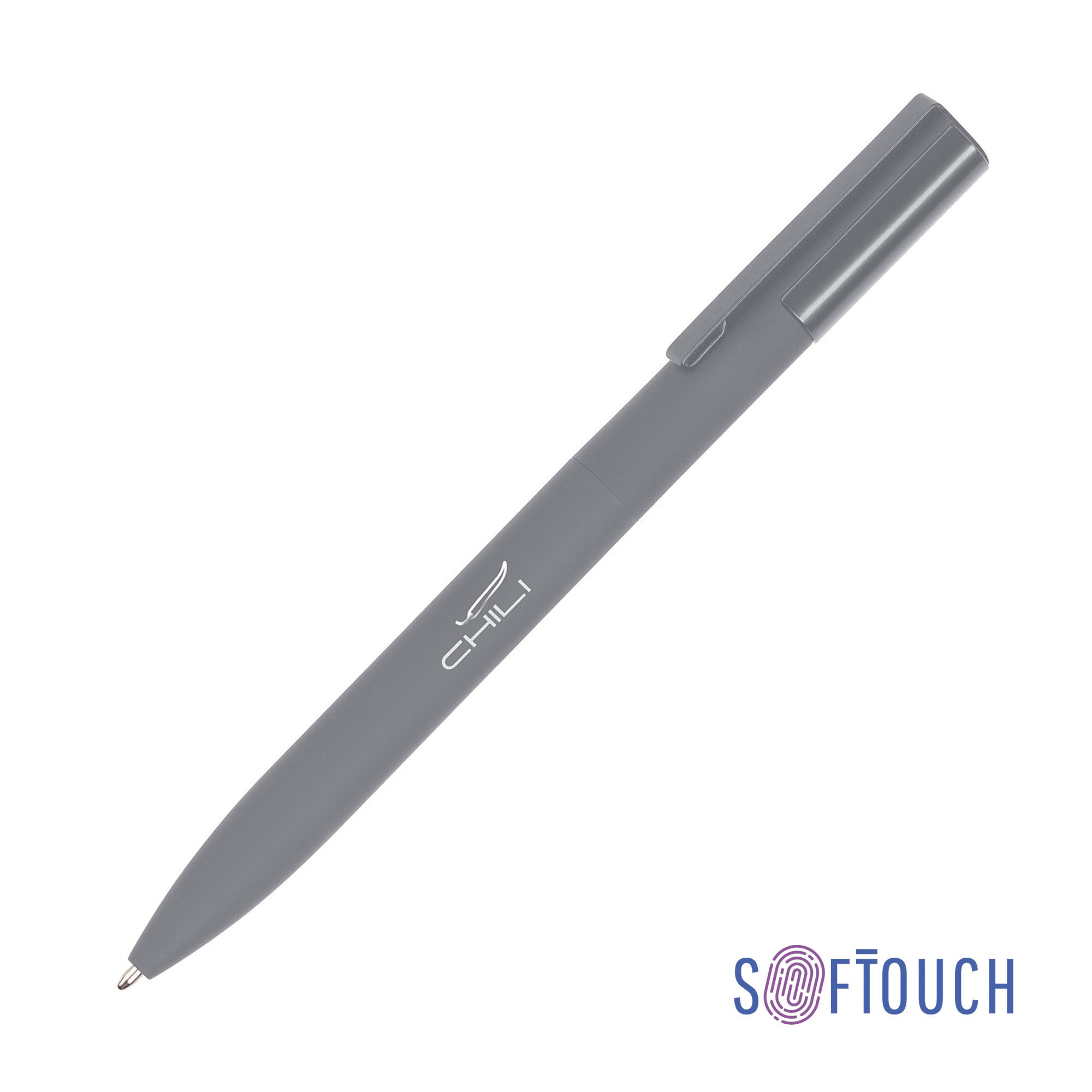 Ручка шариковая "Orion", покрытие soft touch, серый