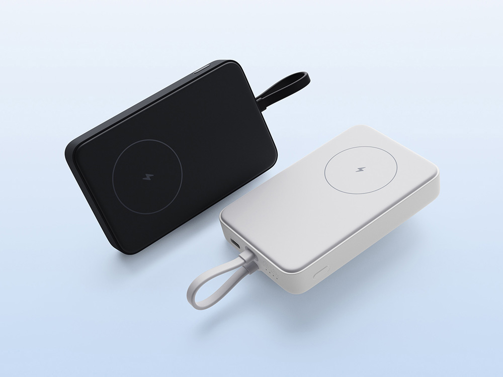 Внешний аккумулятор с кабелем Xiaomi 33W Magnetic Power Bank 10000mAh (Integrated Cable) White