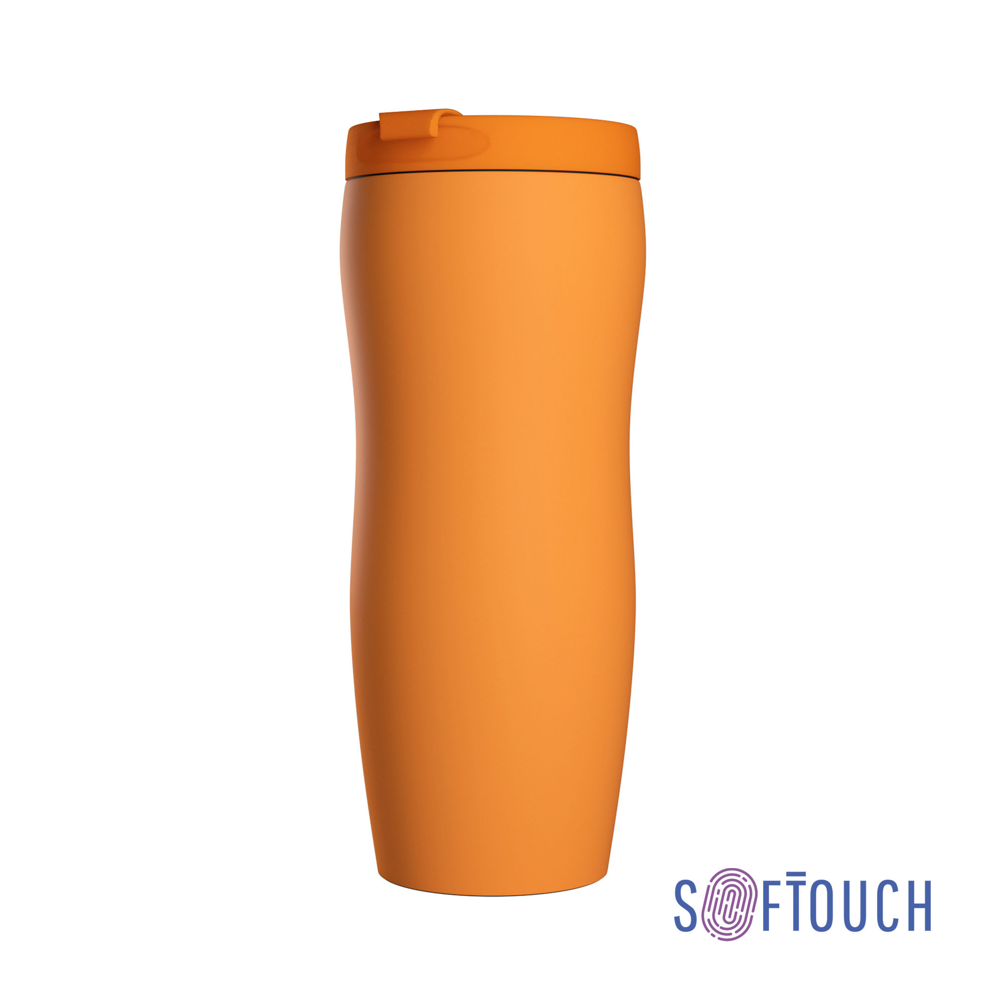 Термостакан "Монтана", покрытие soft touch, 0,4 л., черный, бирюзовый