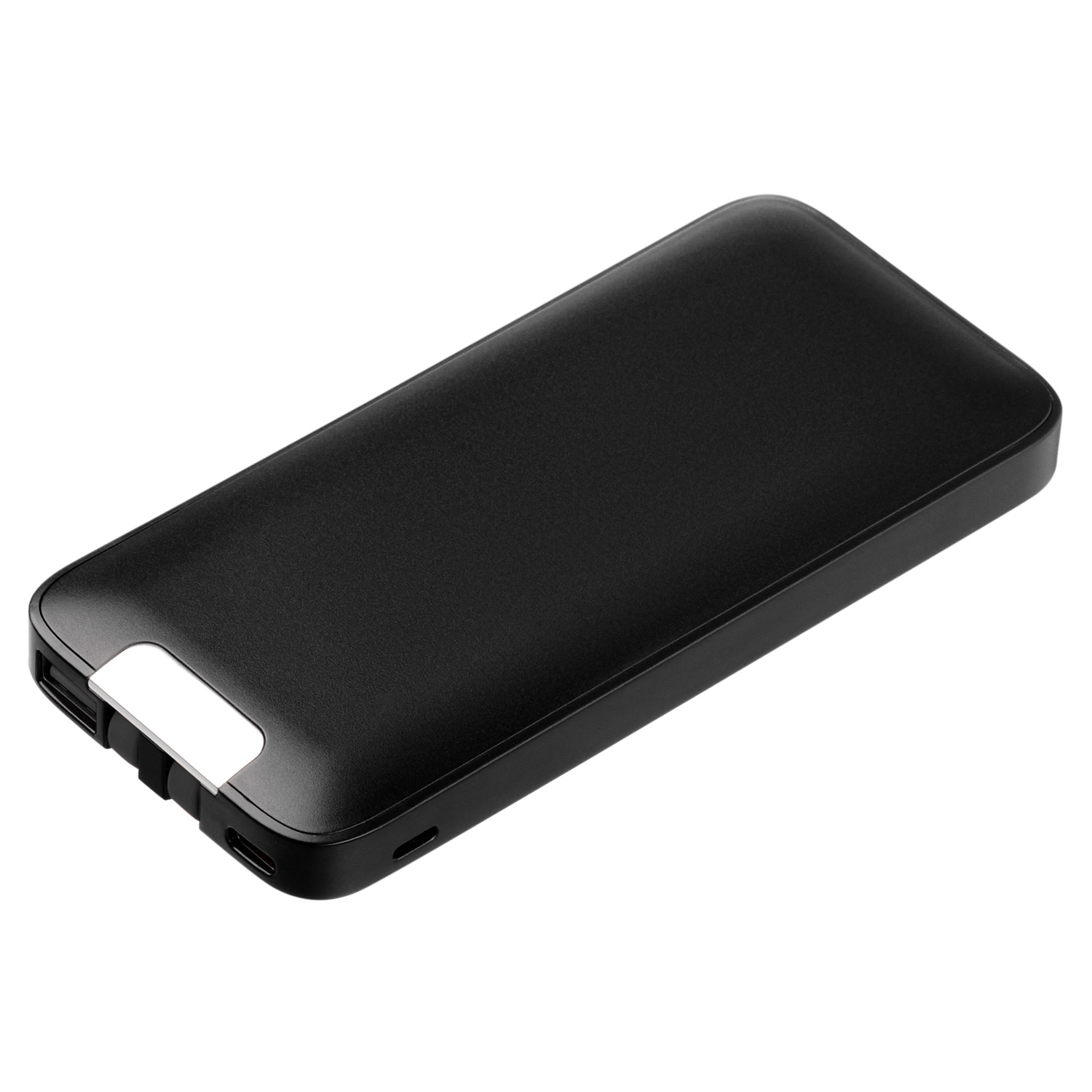 Внешний аккумулятор Оптима (Optima) 10000 mAh, черный с логотипом Распродажа -50% | Print Logo
