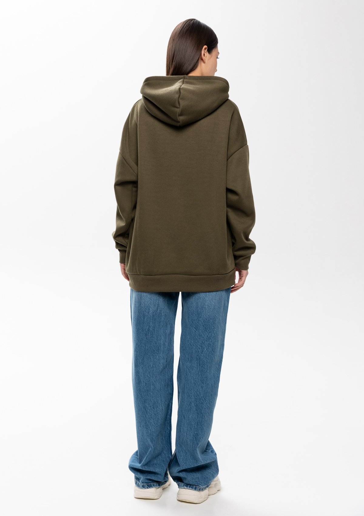 Худи унисекс STAN оверсайз интерсофт 320, 69, Оливковый хаки,  (36)  (52/XL)