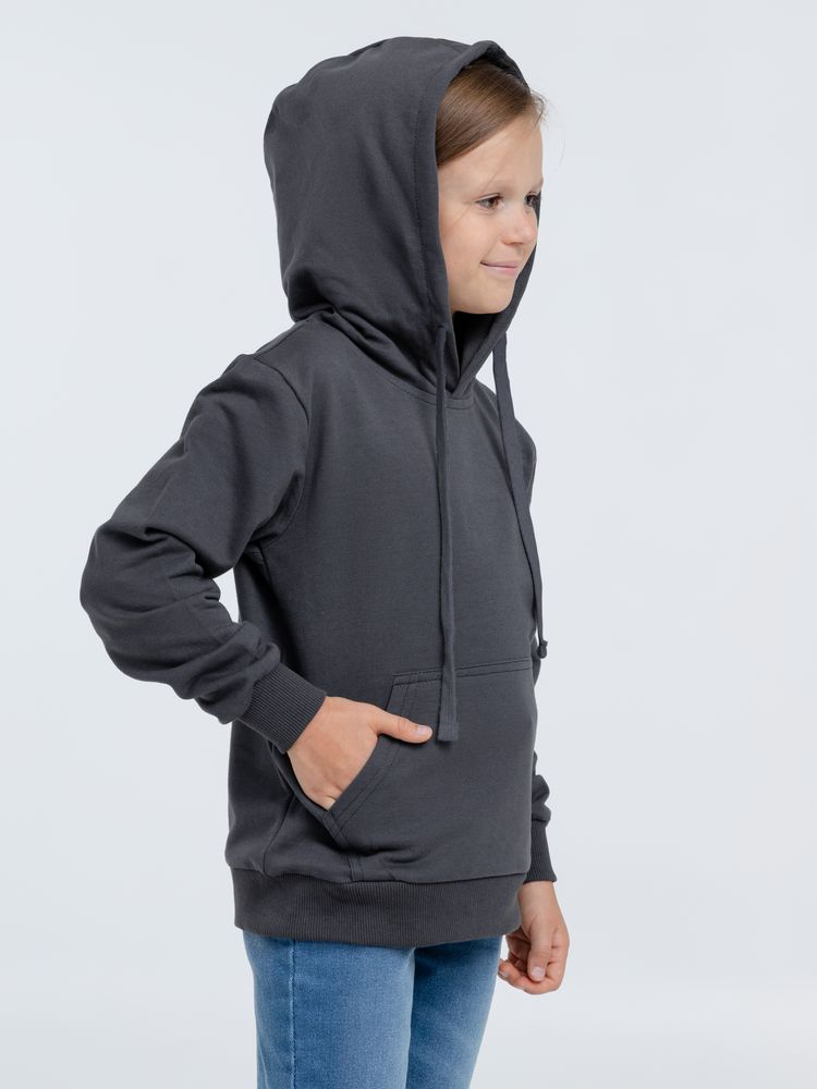 Худи детское Kirenga Kids 2.0, темно-серое (графит), 8 лет