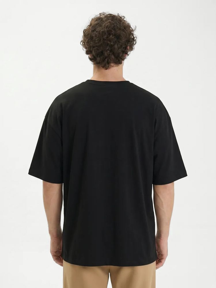 Футболка Oversize Premium 210, черная, размер 3XL