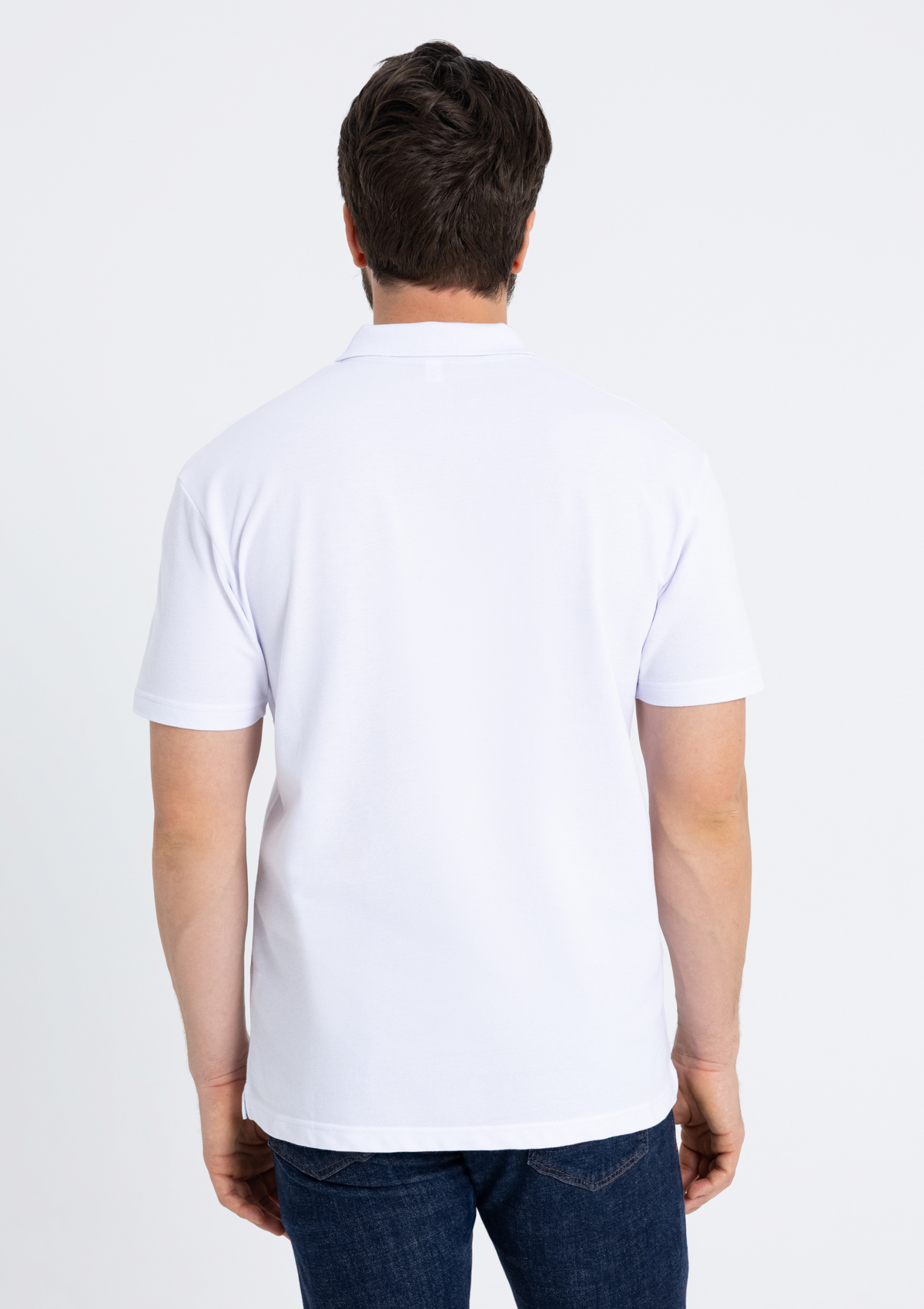 Рубашка поло унисекс STAN хлопок 185, 04U, Белый,  (10/1)  (58/4XL)
