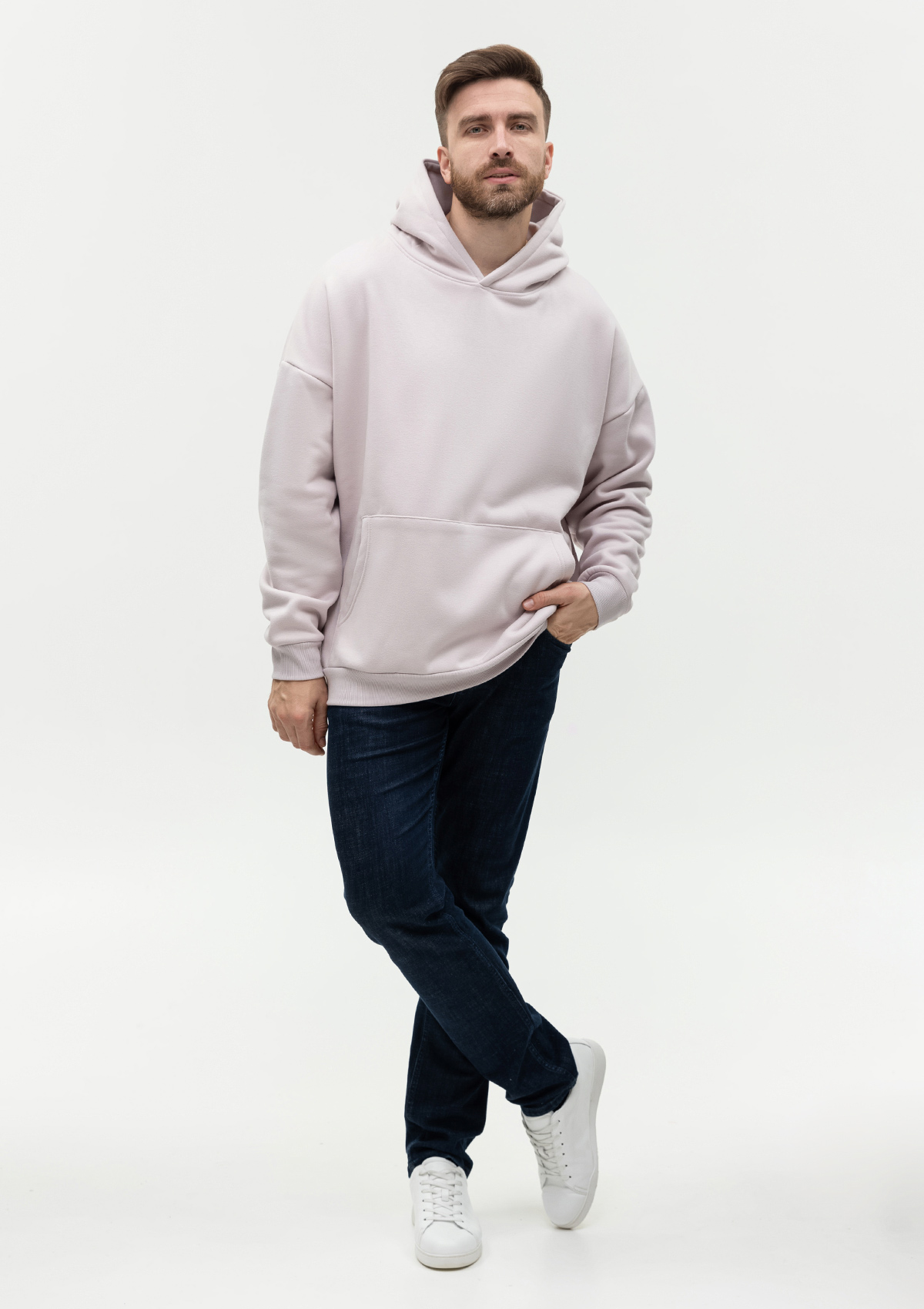 Худи унисекс STAN оверсайз интерсофт 320, 69, Кремовый,  (52)  (52/XL)