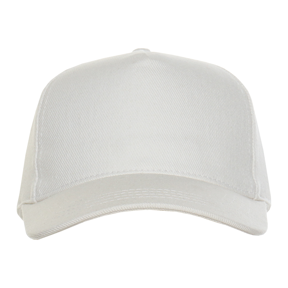 Бейсболка STAN 5 клиньев хлопок 330, 01, Молочный,  (11)  (56-58)
