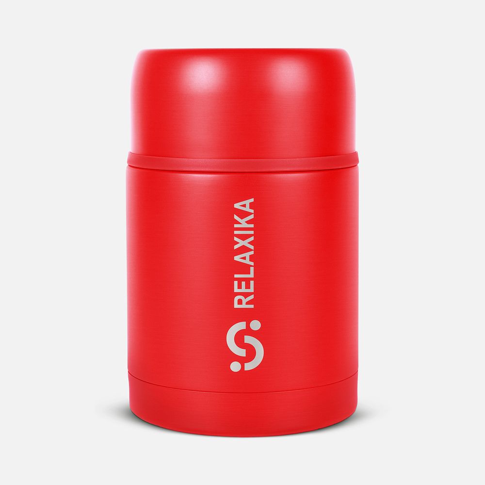 Термос для еды Relaxika 700 с логотипом Relaxika | Print Logo