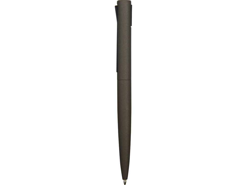 Ручка металлическая шариковая Bevel, серый/черный
