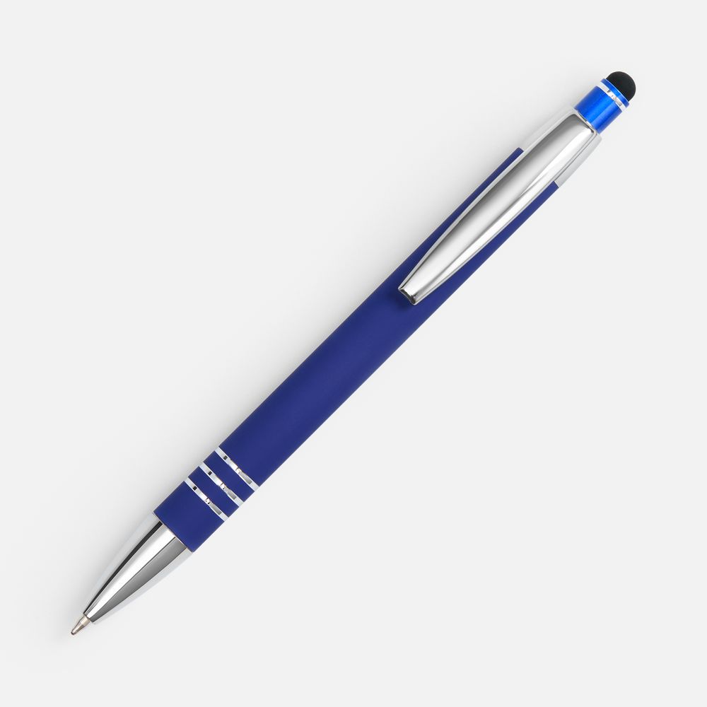 Ручка шариковая Sansen Soft Touch со стилусом фото на сайте Print Logo.