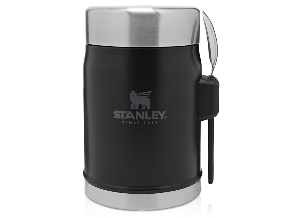 Банка для еды с ложкой-вилкой Stanley Legendary, 400 мл с логотипом Stanley | Print Logo