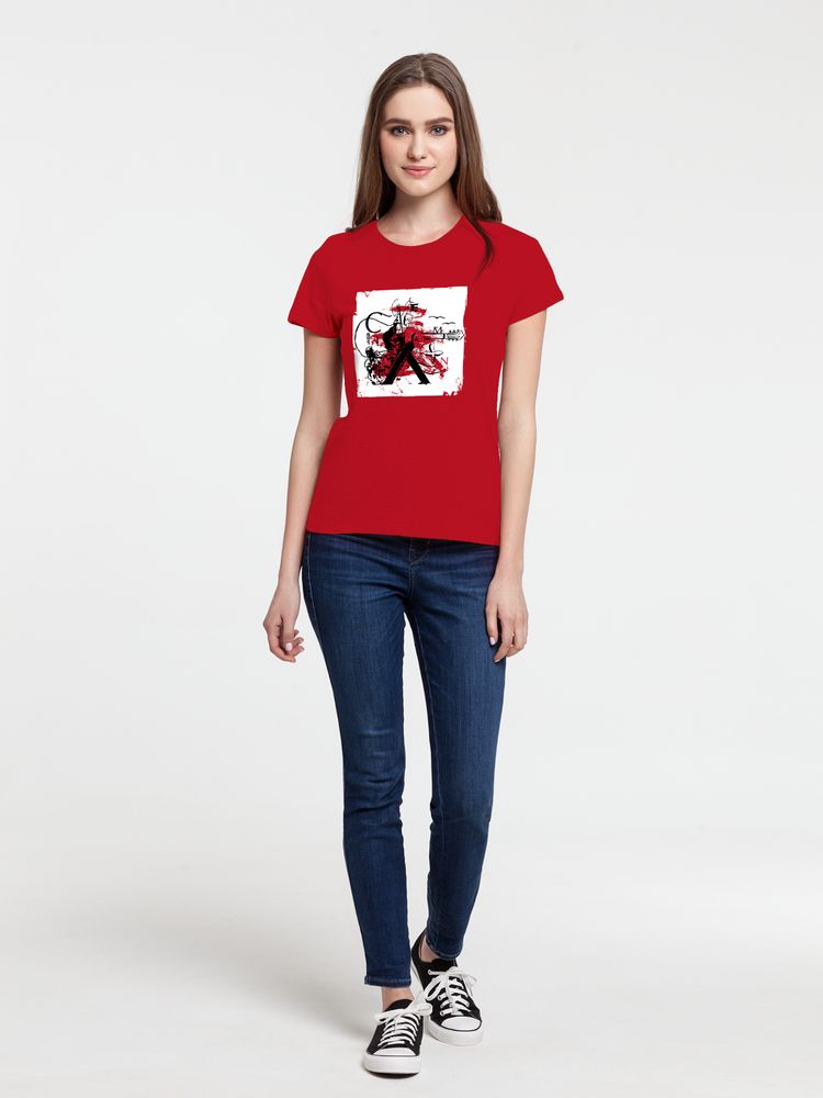 Футболка женская Carmen and Carwoman — пример нанесения логотипа (CoolColor) | Print Logo