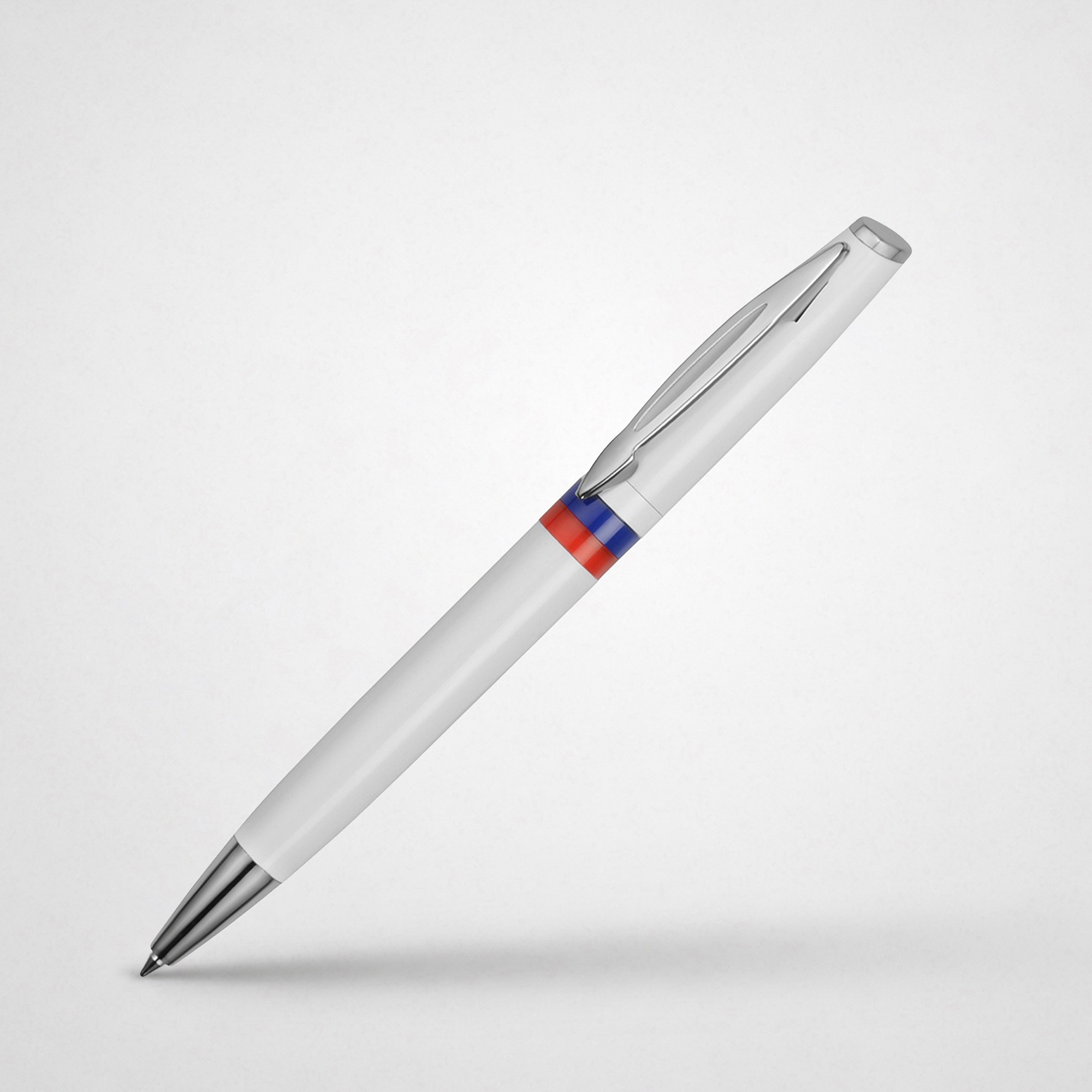 Ручка пластиковая шариковая Отчизна с логотипом  | Print Logo