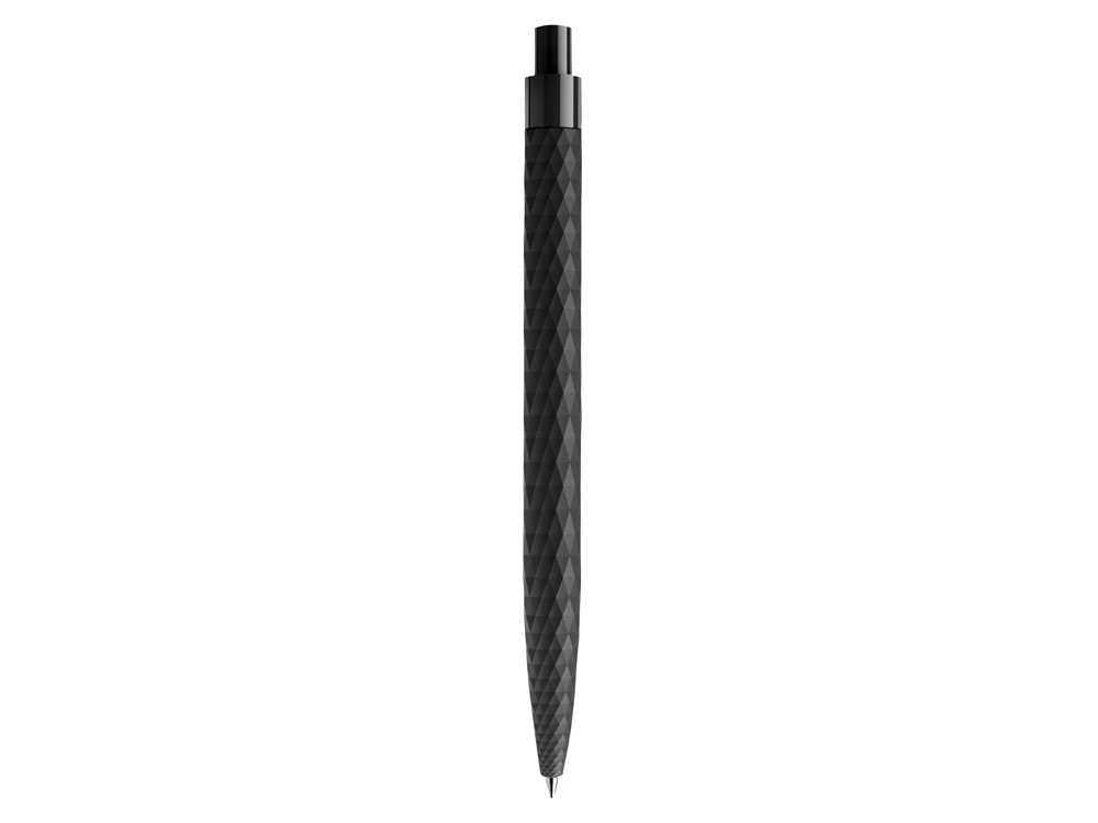 Ручка шариковая QS 01 PRP софт-тач, черный